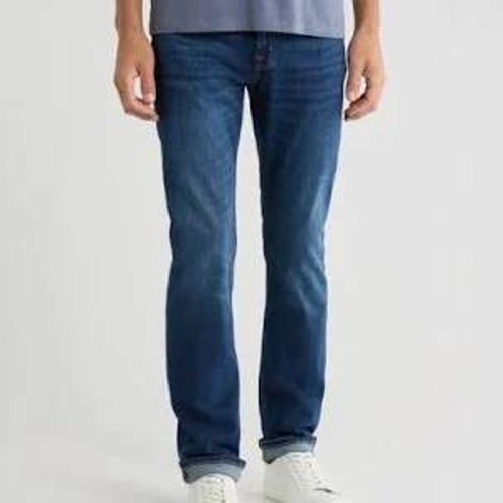 7 for All Mankind Standard Straight‎ Leg 5 Pocket Denim Jeans Size 34